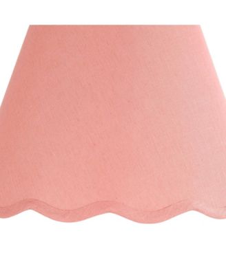 Mylie Rose Pink Scallop Empire Shade 6x12x9.5x9