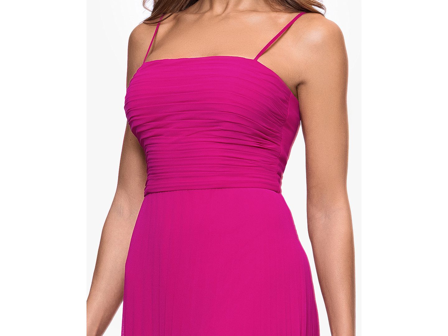 Женские платья XSCAPE Sleeveless Square Neck Gown, цвет: New Fushia — фото 3