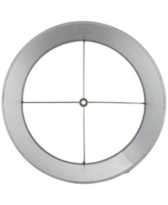 Sydnee Satin Light Gray Medium Drum Lamp Shade 14" Top x 16" Bottom x 11" Slant x 11" High (Spider) Replacement with Harp and Finial
