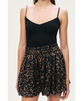 Women's Printed Mini Shorts