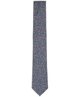 Men's Yvonne Floral Skinny Tie