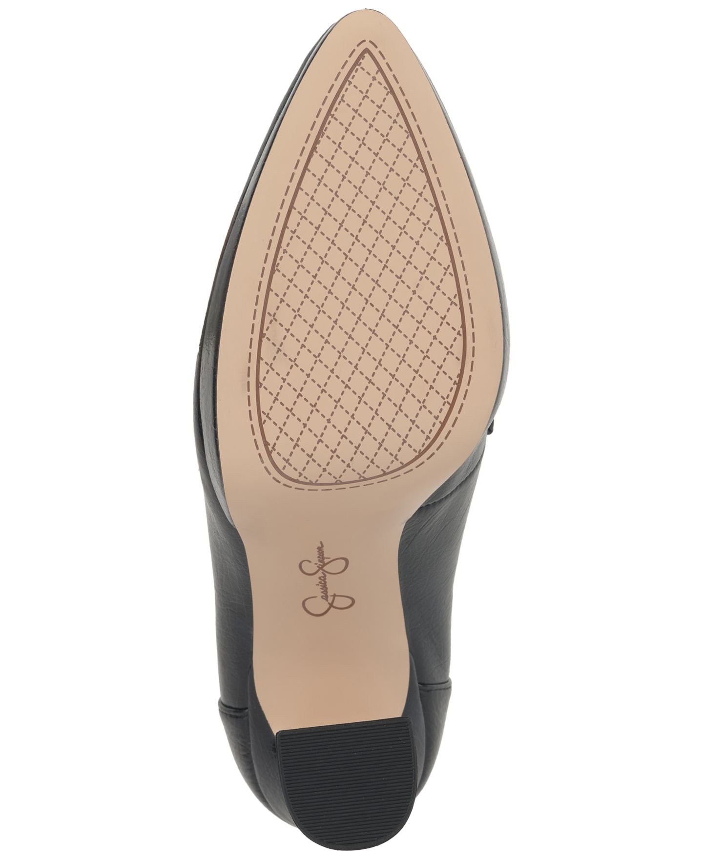 Женские туфли Jessica Simpson Nanelie Platform Loafer Pumps, цвет: Чёрный лаковый — фото 5