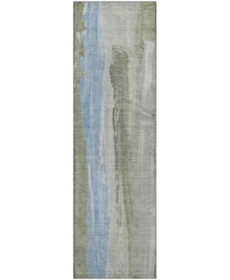 Mayfield Machine Washable AMF1845 2'3" x 7'6" Runner Area Rug