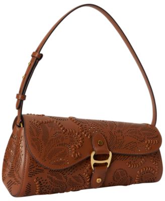 Женские сумки Lauren Ralph Lauren Tasha Medium Floral Tooled Leather East-West Bag — фото 5