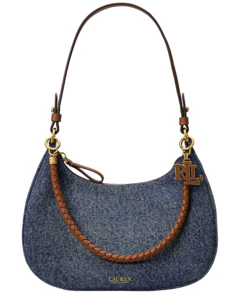 Женские сумки Lauren Ralph Lauren Marcy Medium Denim Zip Shoulder Bag