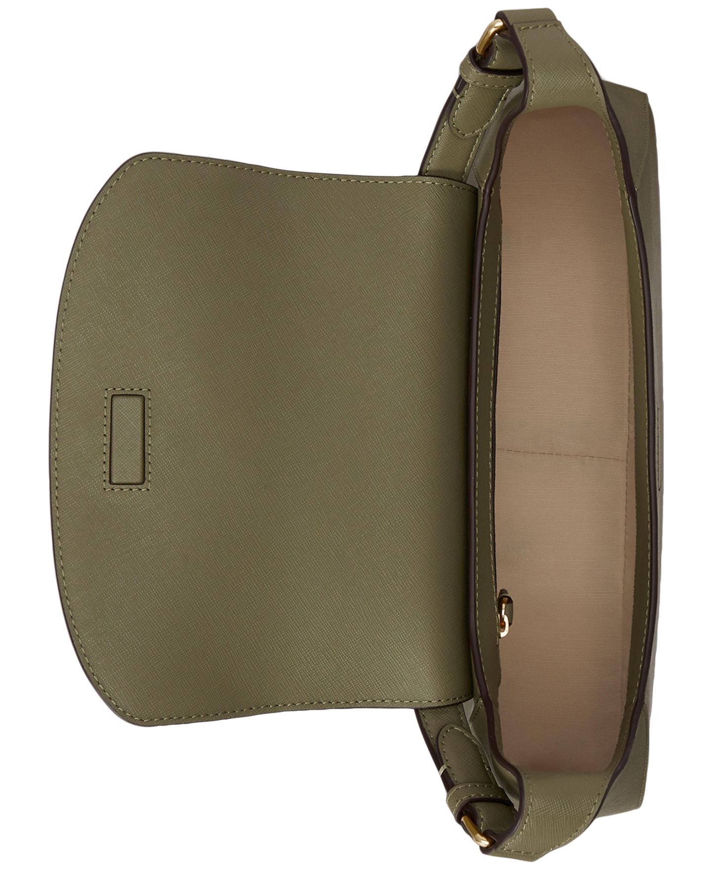 Женская сумка Lauren Ralph Lauren Schylar Small Slim Shoulder, цвет: Шалфейный зелёный — фото 5