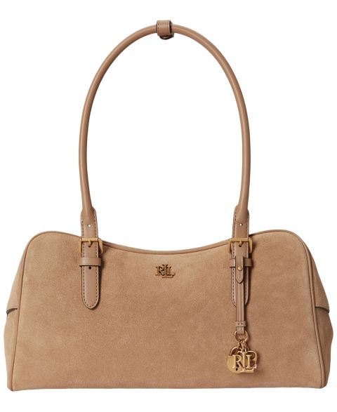Женские сумки Lauren Ralph Lauren Marcy Large Suede Zip Satchel Bag