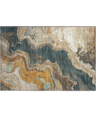 Mayfield Machine Washable AMF1907 1'8" x 2'6" Area Rug