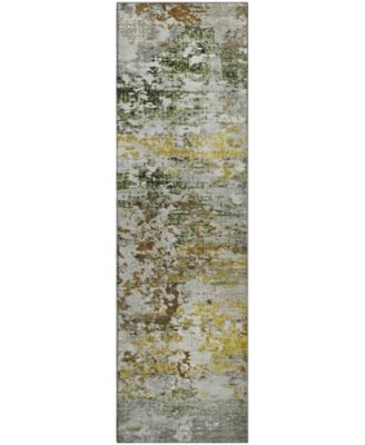 Mayfield Machine Washable AMF1830 2'3" x 7'6" Runner Area Rug