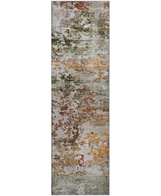 Mayfield Machine Washable AMF1830 2'3" x 7'6" Runner Area Rug