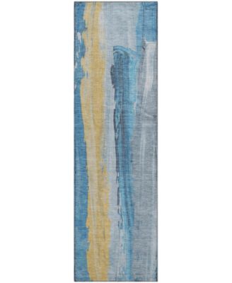 Mayfield Machine Washable AMF1845 2'3" x 7'6" Runner Area Rug