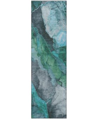 Mayfield Machine Washable AMF1864 2'3" x 7'6" Runner Area Rug