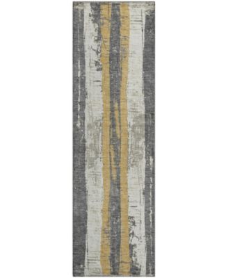 Mayfield Machine Washable AMF1872 2'3" x 7'6" Runner Area Rug