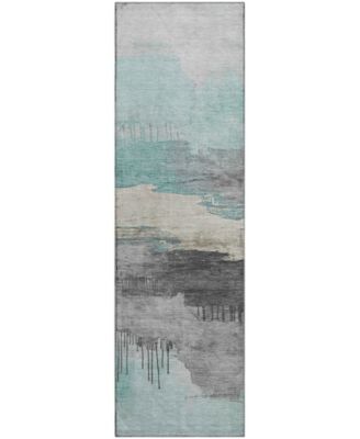 Mayfield Machine Washable AMF1880 2'3" x 7'6" Runner Area Rug