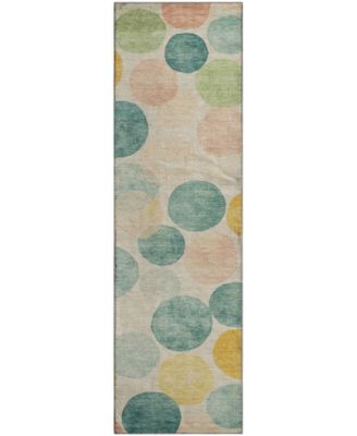 Mayfield Machine Washable AMF1898 2'3" x 7'6" Runner Area Rug