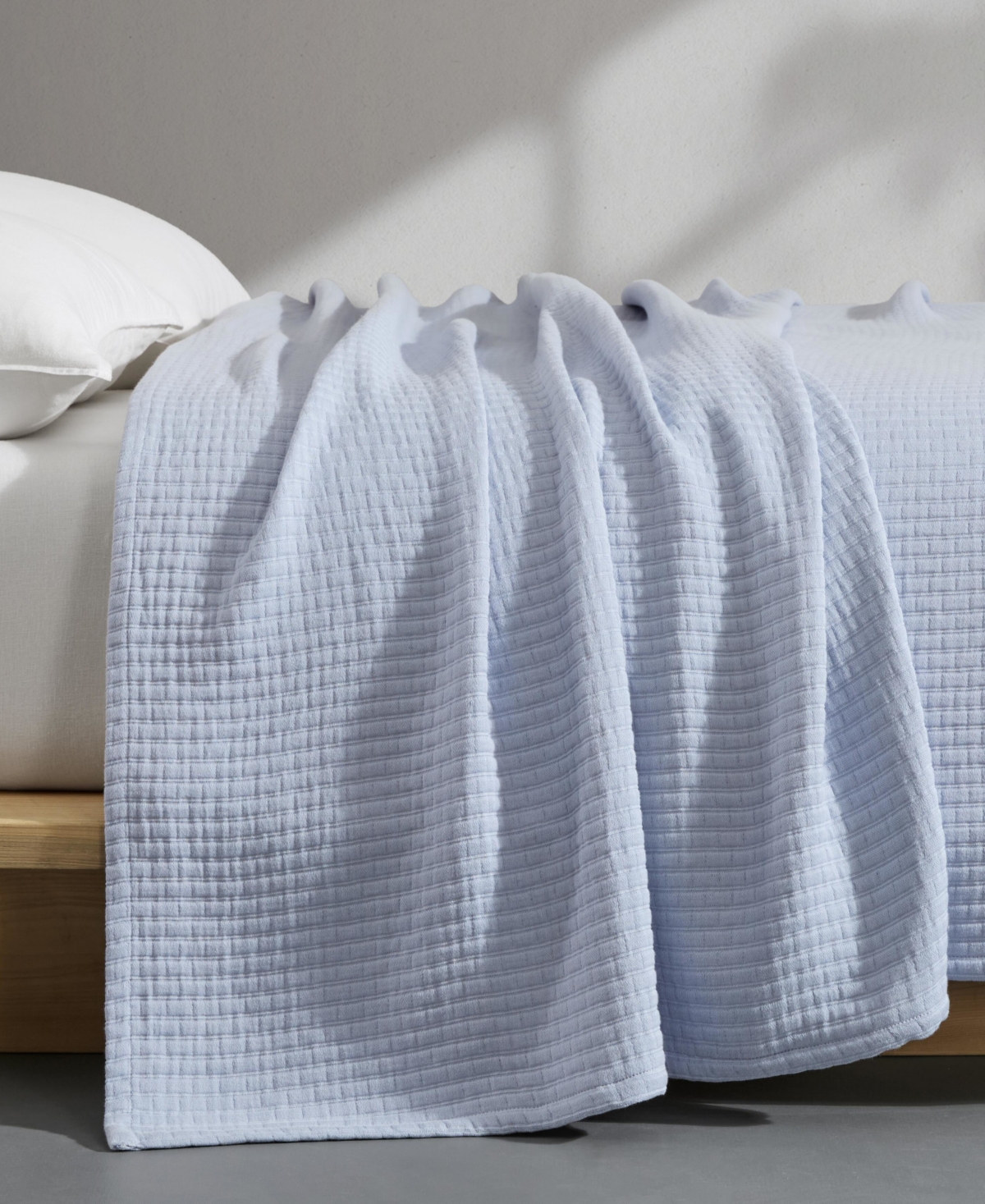 Calvin Klein Subway Tile Cotton Matelasse Blanket