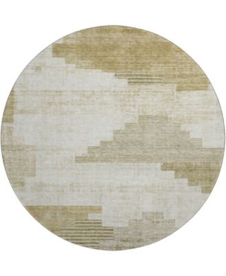 Mayfield Machine Washable AMF1829 8' x 8' Round Area Rug