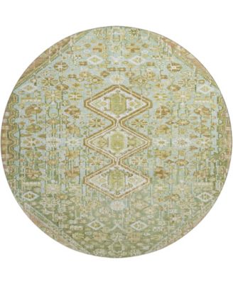 Mayfield Machine Washable AMF1834 8' x 8' Round Area Rug