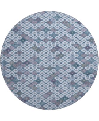 Mayfield Machine Washable AMF1837 8' x 8' Round Area Rug