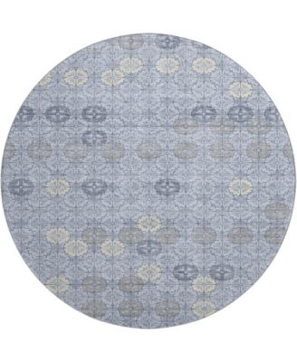 Mayfield Machine Washable AMF1855 8' x 8' Round Area Rug