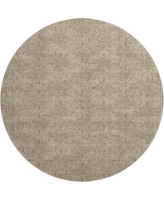 Mayfield Machine Washable AMF1856 8' x 8' Round Area Rug