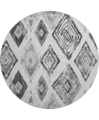 Mayfield Machine Washable AMF1861 8' x 8' Round Area Rug