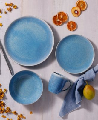 Colorwave Kiln Azure Coupe Place Setting 4-Pc. Set, Service For 1