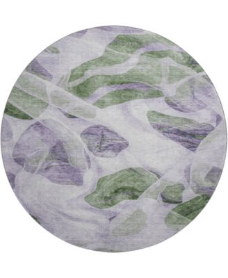 Mayfield Machine Washable AMF1863 8' x 8' Round Area Rug
