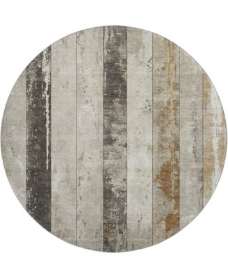 Mayfield Machine Washable AMF1868 8' x 8' Round Area Rug