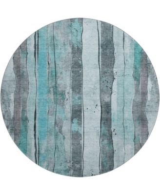 Mayfield Machine Washable AMF1874 8' x 8' Round Area Rug