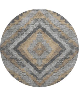 Mayfield Machine Washable AMF1890 8' x 8' Round Area Rug