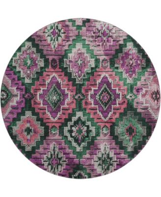Mayfield Machine Washable AMF1891 8' x 8' Round Area Rug