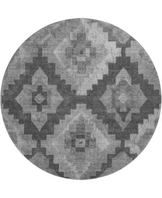 Mayfield Machine Washable AMF1894 8' x 8' Round Area Rug