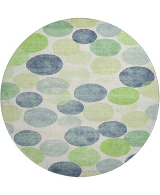 Mayfield Machine Washable AMF1898 8' x 8' Round Area Rug
