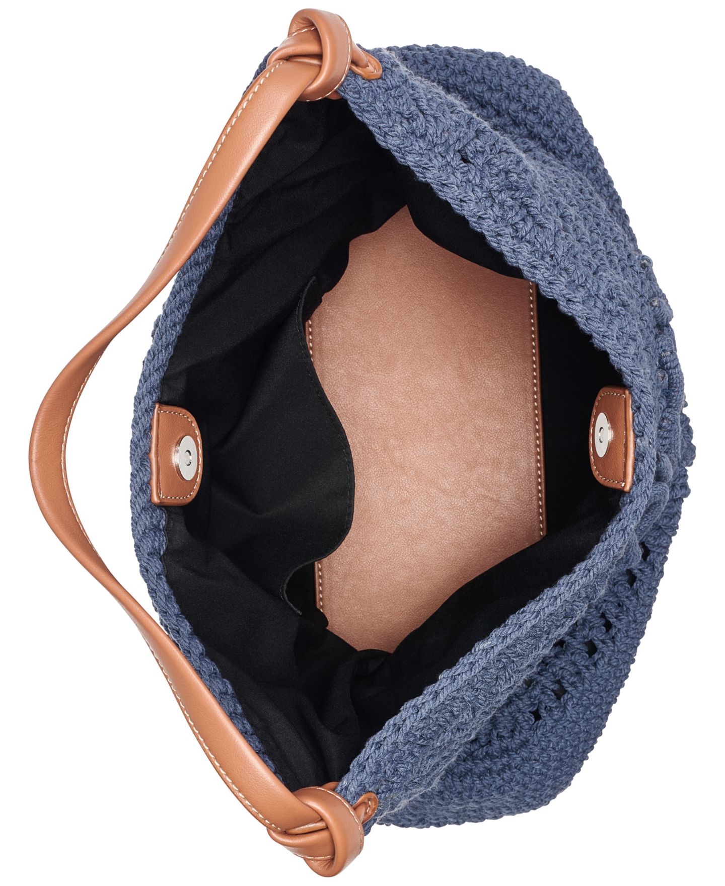 Женская сумка DKNY Paula Large Hobo Handbag, цвет: Тёмно-синий — фото 4