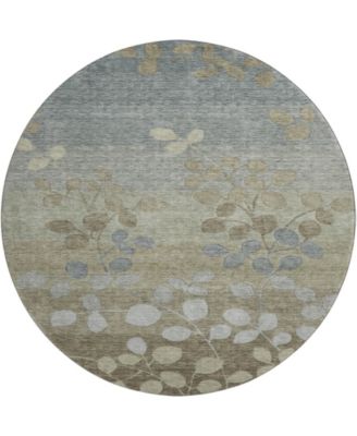 Mayfield Machine Washable AMF1900 8' x 8' Round Area Rug