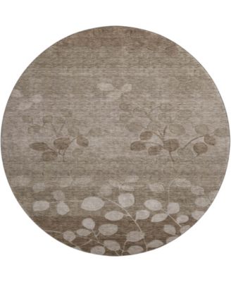 Mayfield Machine Washable AMF1900 8' x 8' Round Area Rug