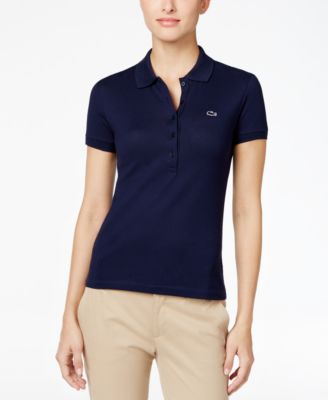 macy's lacoste slim fit polo