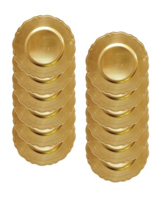 Regency Charger Plate 12 Piece Dinnerware Set, Service for 12