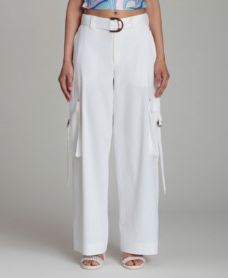 Women's Mid-Rise Wide-Leg Pants