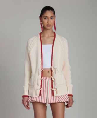 Women's Intarsia Lobster Long-Sleeve Sweater