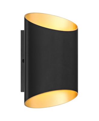 Everard 10" High Modern Outdoor Wall Light Fixture Mount Porch House LED Bulb Weatherproof Matte