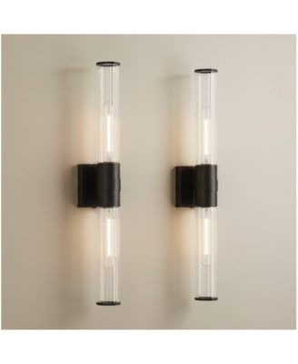 Possini Euro Adelina 24 1/4" Wide 2-Light Bath Light Set of 2