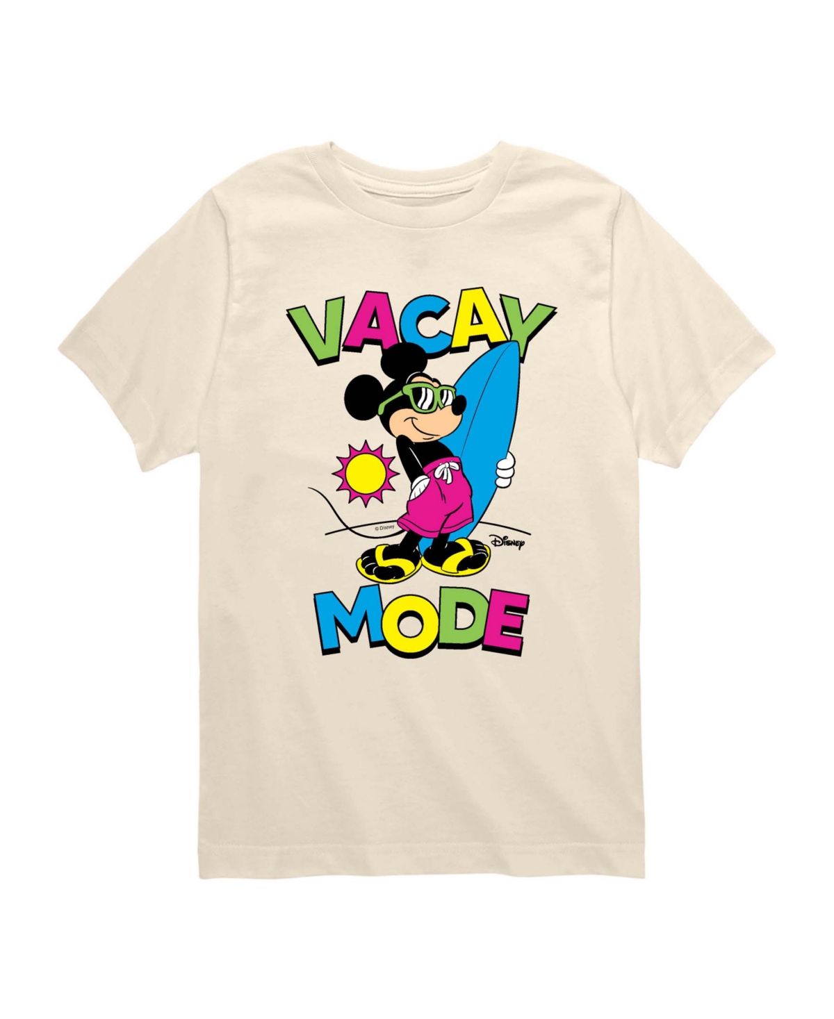 Disney Toddler Boys' 2T-5T Graphic Short-Sleeve T-Shirt - Cream