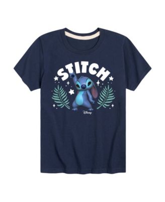 Lilo & Stitch Toddler Boys' 2T-5T Graphic Short-Sleeve T-Shirt - Navy