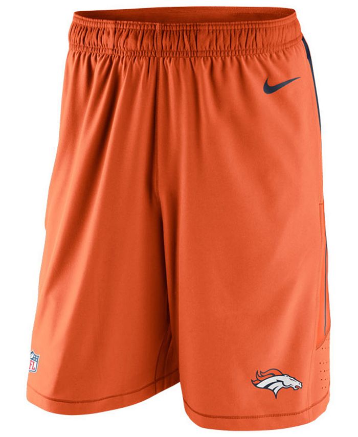 Nike Men's Denver Broncos Speed Vent Shorts - Macy's