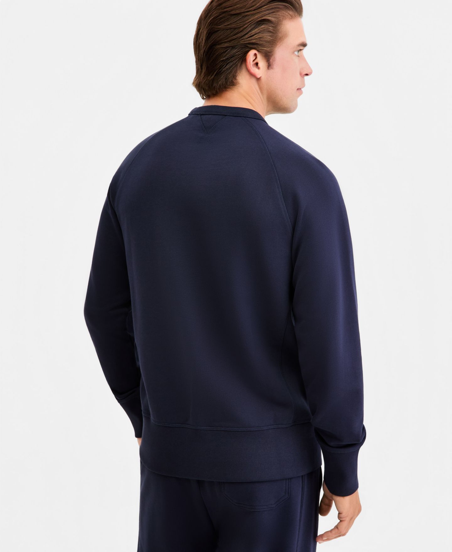 Мужской свитшот Hugo Boss Navacrew, цвет: Тёмный синий — фото 4