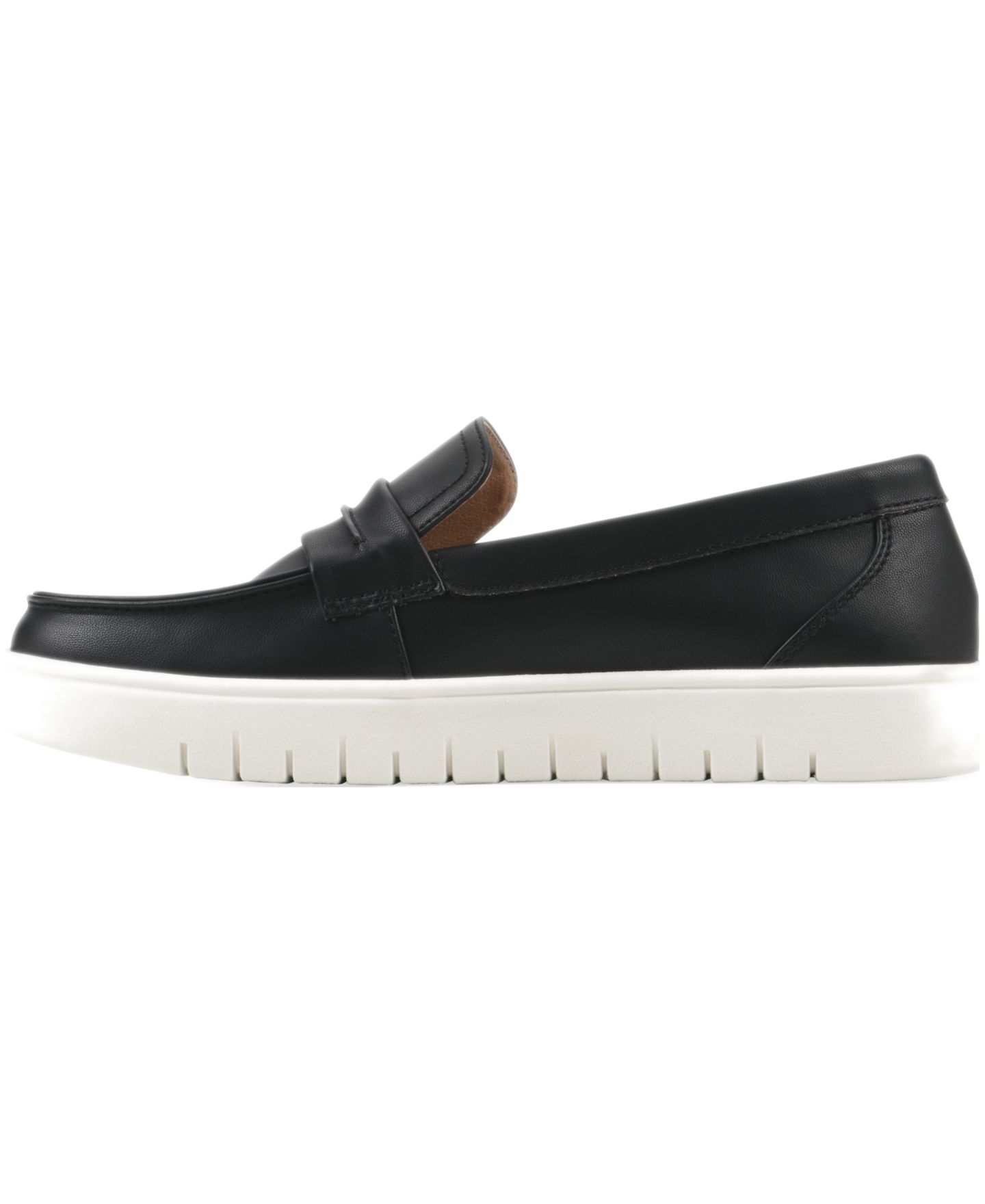 Женские туфли White Mountain Nocci FOM Recovery Penny Loafer, цвет: Чёрный гладкий — фото 5