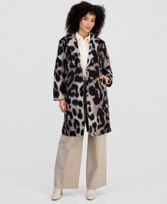 Juniors' Long Single-Breasted Walker Coat