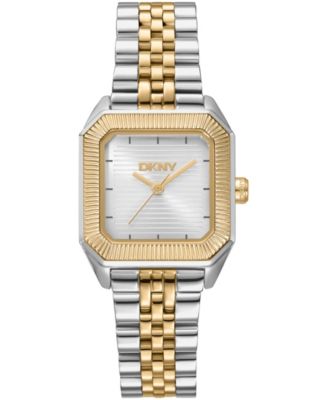 Women's Signature Shape Quartz Two-Tone Stainless Steel Bracelet Watch 27x34mm
